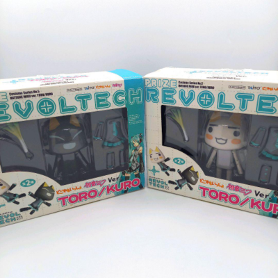 REVOLTECH　どこでもいっしょ初音ミクVer TORO Doko Demo Issyo Toro Kuro Set Hatsune Miku ver Revoltech