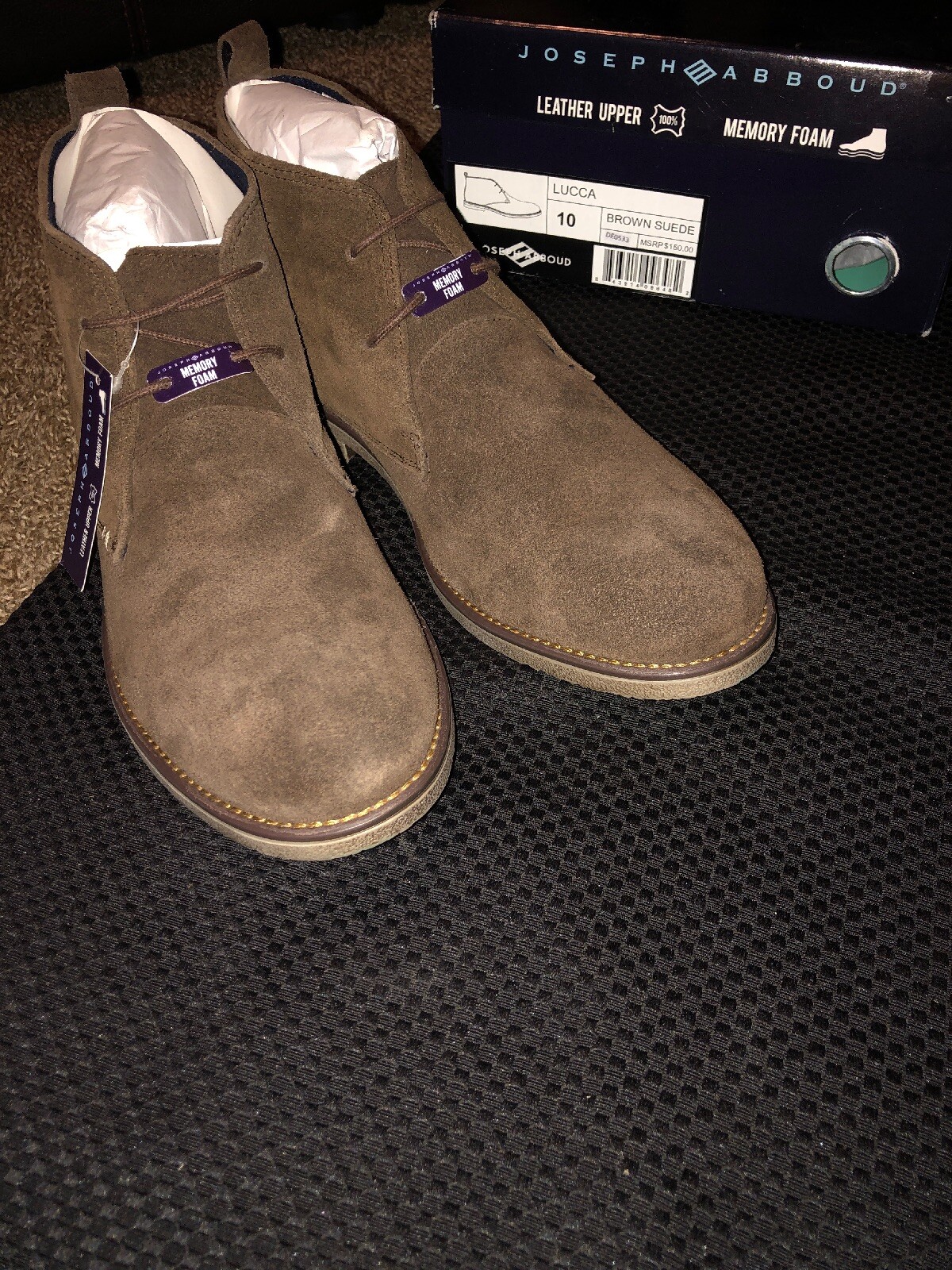 joseph abboud lucca suede chukka boot