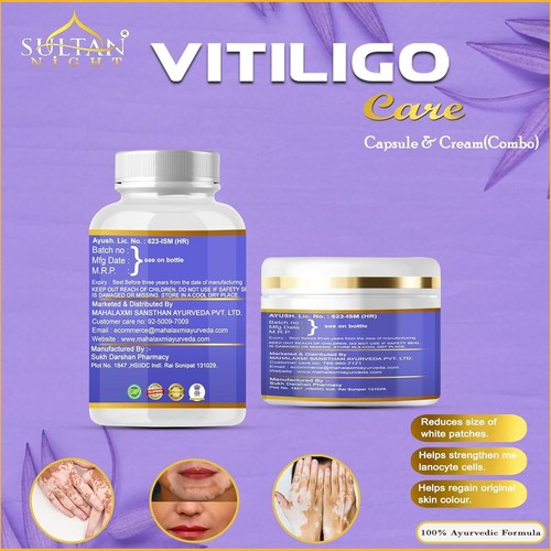 Sultan Night Vitilgo Ayurveda Medicine For Vitiligo, Leukoderma White Patches - Picture 2 of 9