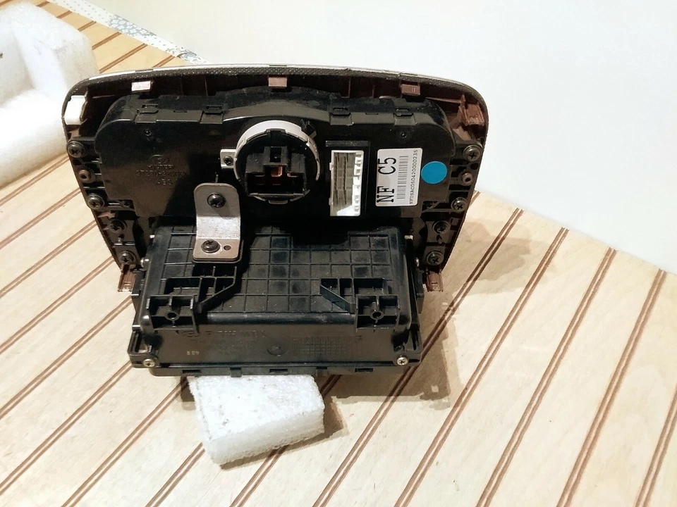 HYUNDAI SONATA CLIMATIZADOR AIRE ACONDICIONADO Y BISEL DE VETA DE MADERA OEM 2002-2005 Foto 3 de 4