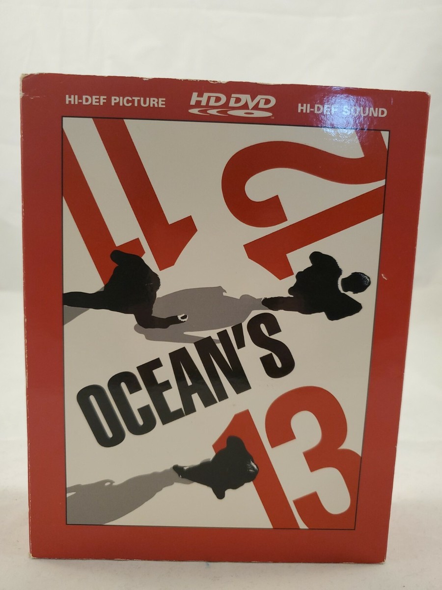 Ocean's Eleven Twelve Thirteen Oceans 11 12 13 HD DVD Trilogy
