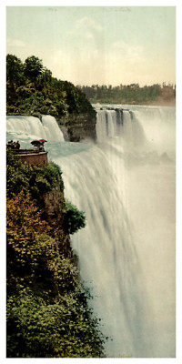 New York, Niagara, general view from Prospect Point  Tirage vintage print, pho