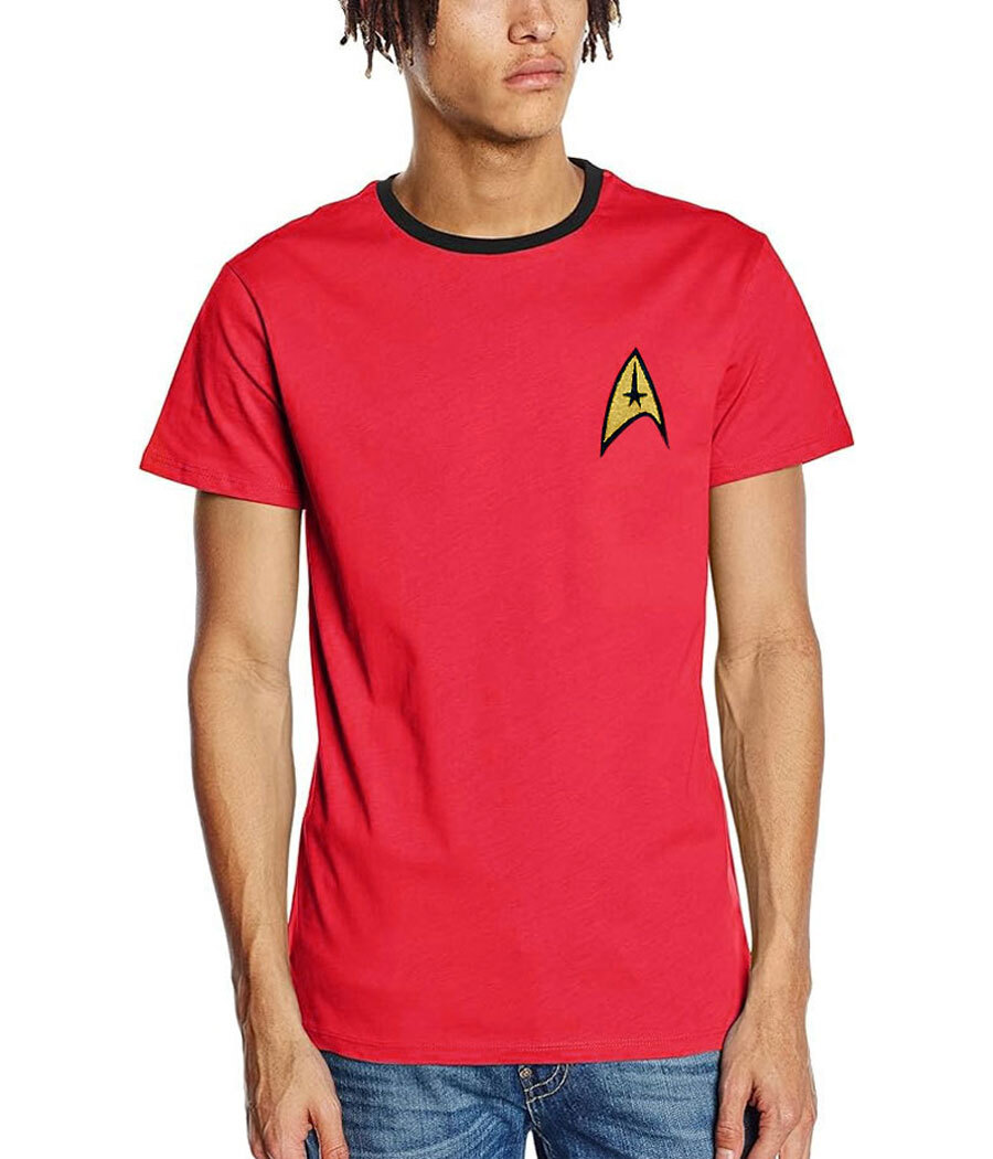Star Trek Command Red Uniform Badge Costume T-Shirt