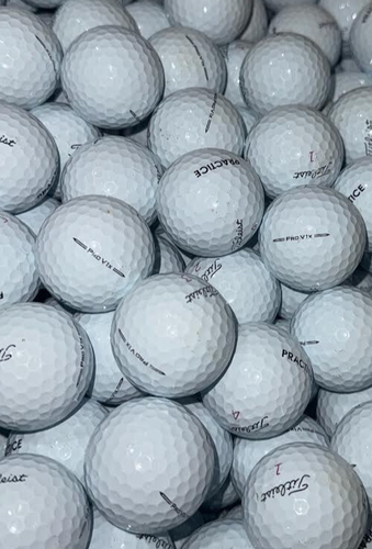 100 Titleist Pro V1x PRACTICE Range Used Golf Balls Near Mint 4A AAAA - Picture 2 of 2
