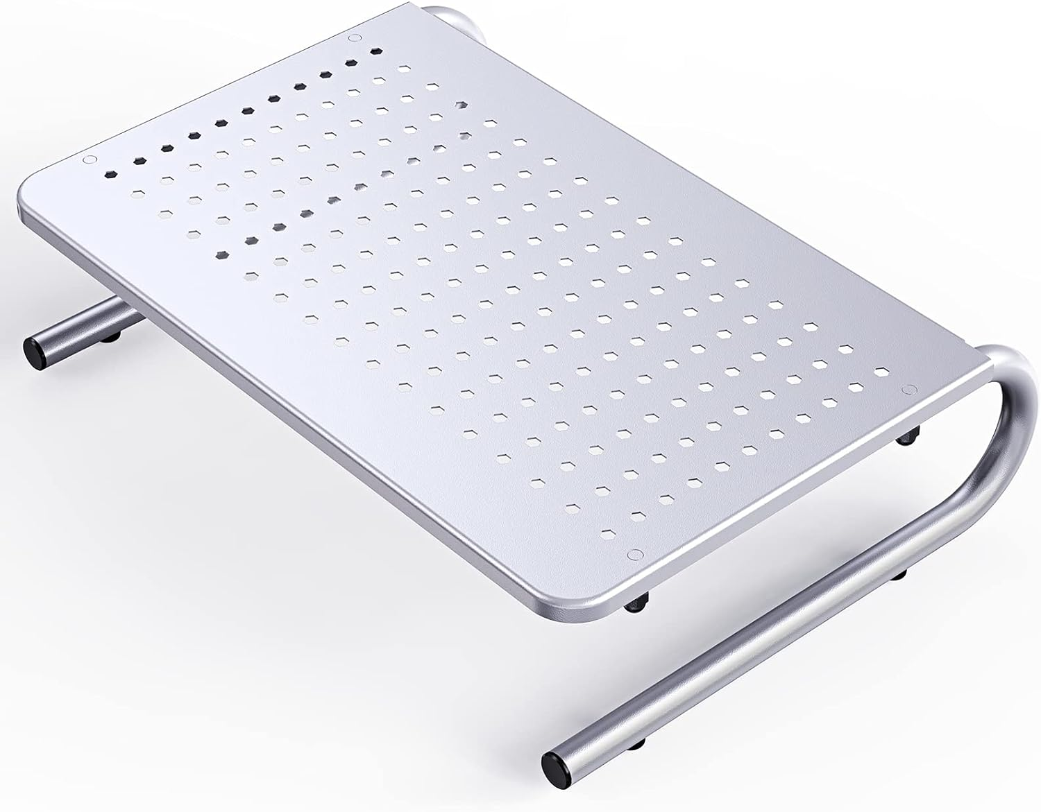 Monitor Stand Riser Laptop Shelf W/Vented Metal, Desktop Computer Stand-image