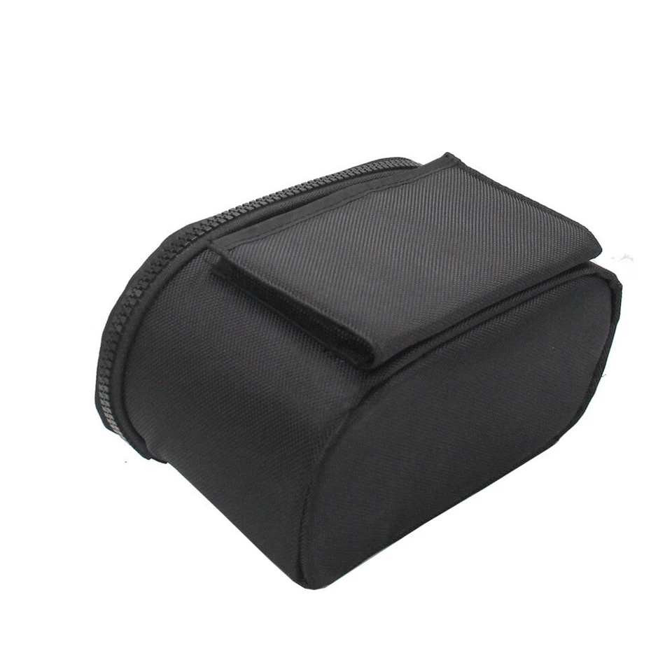 Bolsa de almacenamiento organizadora portavasos de bolsillo para manillar delantero de motocicleta travesaño Foto 4 de 4