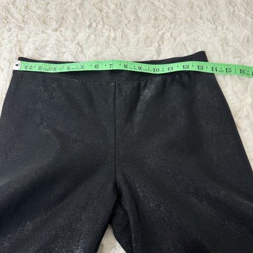 Polo Ralph Lauren pantaloni skinny ecopelle donna medio nero lucido leggings - Foto 6 di 8