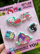 Crocs Hello Kitty 5 pack Jibbitz Charms