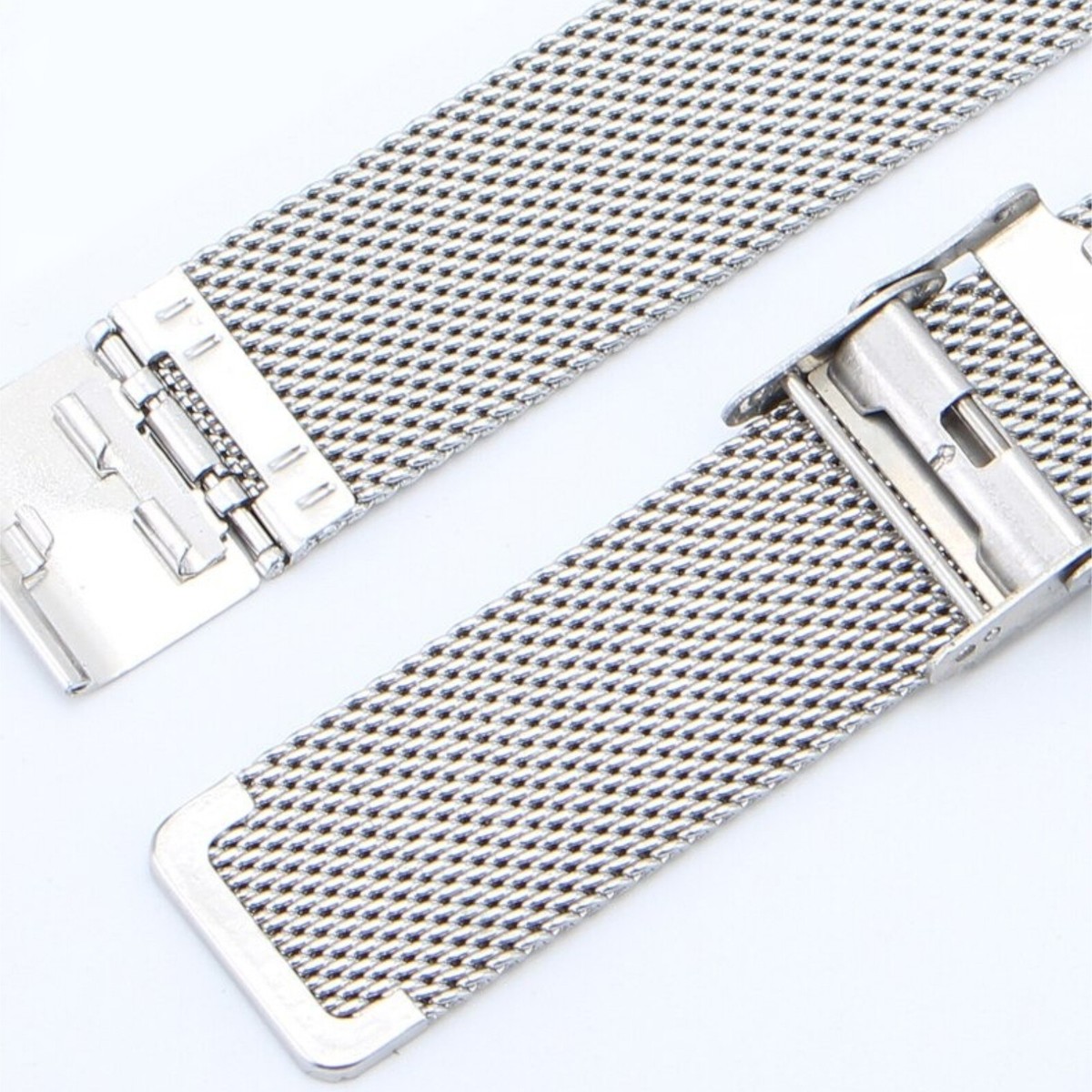 BERNY Edelstahl-Mesh-Uhrenarmband – Milanese-Armband Mit Schnellverschluss, Verstellbar, 20mm & 22mm