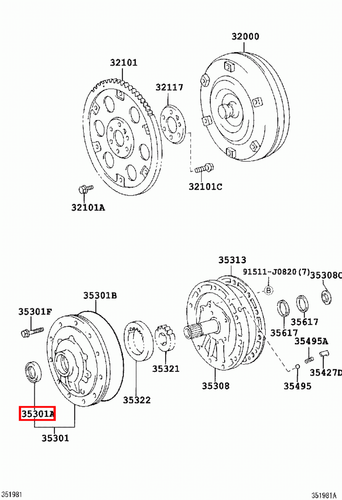 Genuine LandCruiser 105 Series 1FZ 1HZ Front Oil Pump Oil Seal - Picture 7 of 20