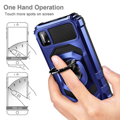 For Cloud Stratus C7 Case Ring Stand Phone Cover with Tempered Glass Protector - Picture 20 of 26