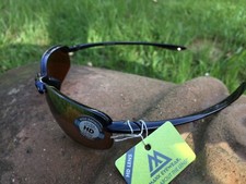 Maxx HD Sunglasses  5 gloss black frame brown lens 57615 Rev19