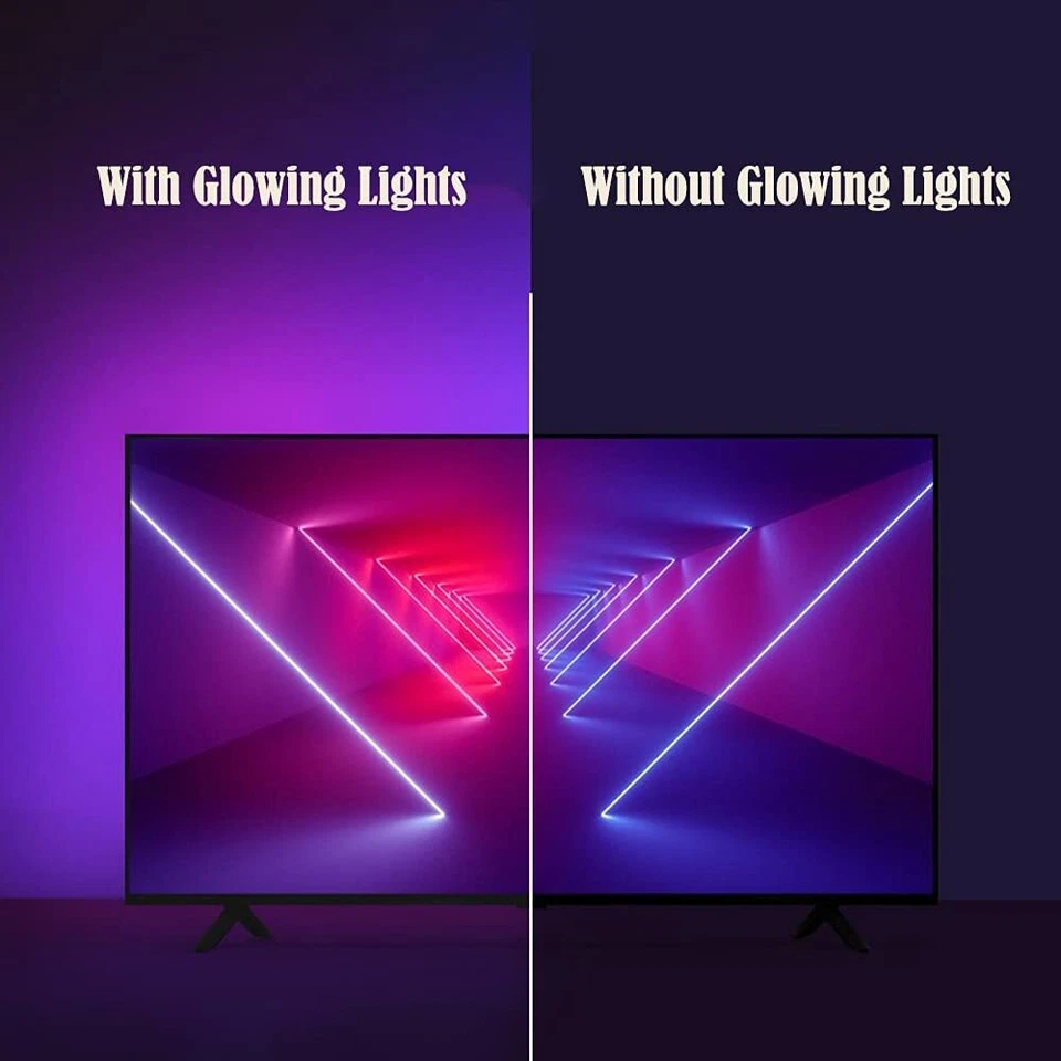 LED Strip Lights 5050 RGB Light Colour Changing Tape Cabinet TV USB Bluetooth UK - Image 3 of 4