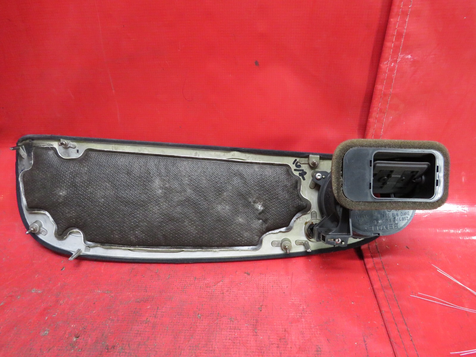 2006 BENTLEY FLYING SPUR FRONT RIGHT DASH WOOD TRIM VENT