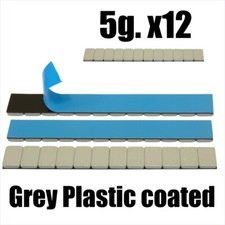 1-100x Fe 5g*12 60g. Adhesive Wheel Balance Weights Strong Tape Plastic coated