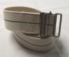 TIDI Posey Products Unisex Adult Cotton Lifting Gait Belt CL8 White One Size