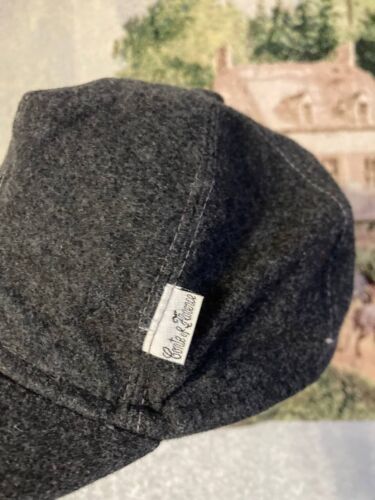 Berretto Conte Of Florence grigio misto lana logo ricamato Made In Italy taglia 60 - Foto 3 di 6
