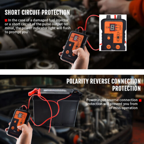 Automotive Fuel Injector Tester 4 Modes 12V Diagnose Injector Problem Cleaner - Picture 2 of 6