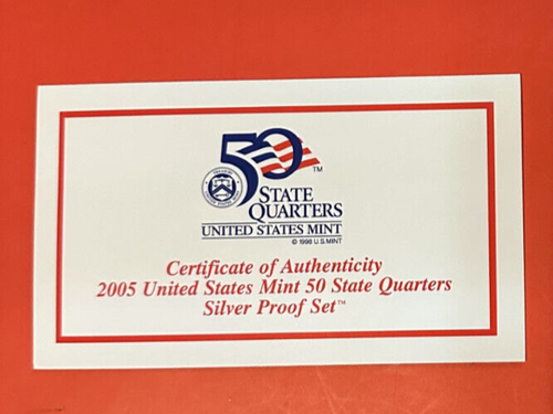 2005-s 50 State Quarters Silver Proof Set - Picture 4 of 4