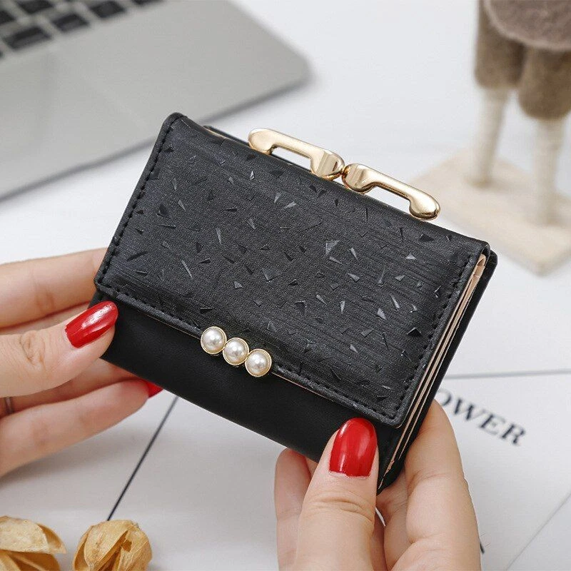 Women Wallet Short Soft Leather Purse Coin Pocket Card Holder