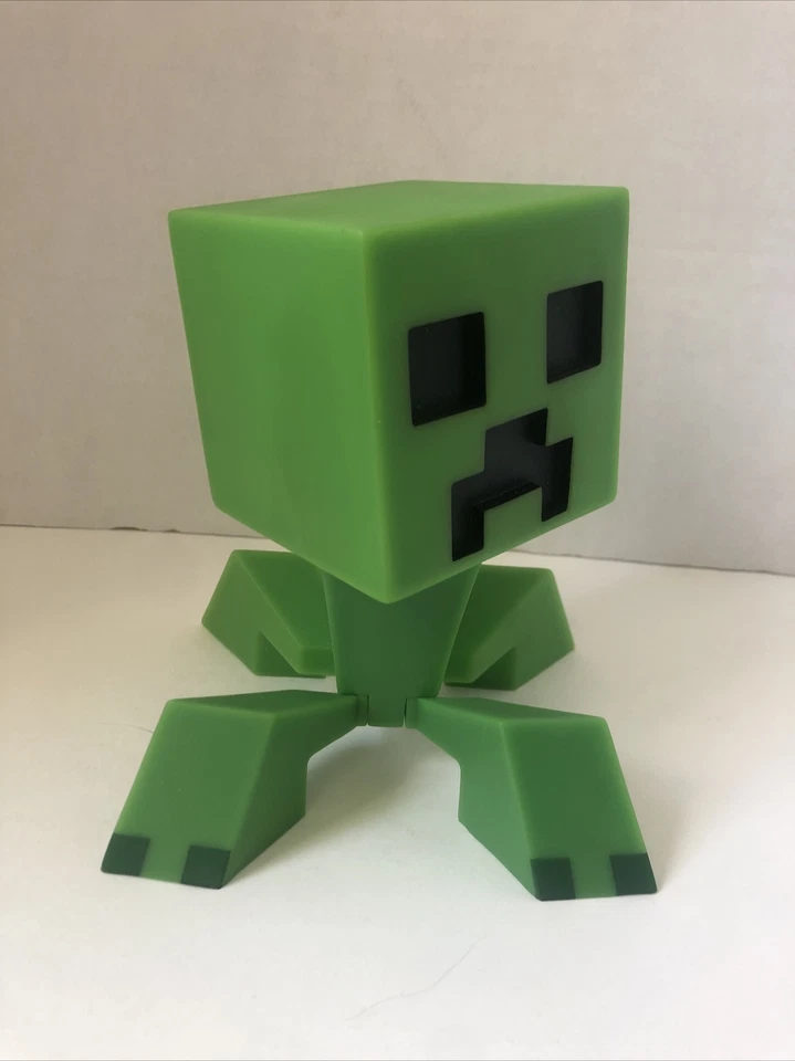 Figura de acción de vinilo Notch 6" Creeper-verde Minecraft-coleccionable-cabeza giratoria Foto 2 de 4