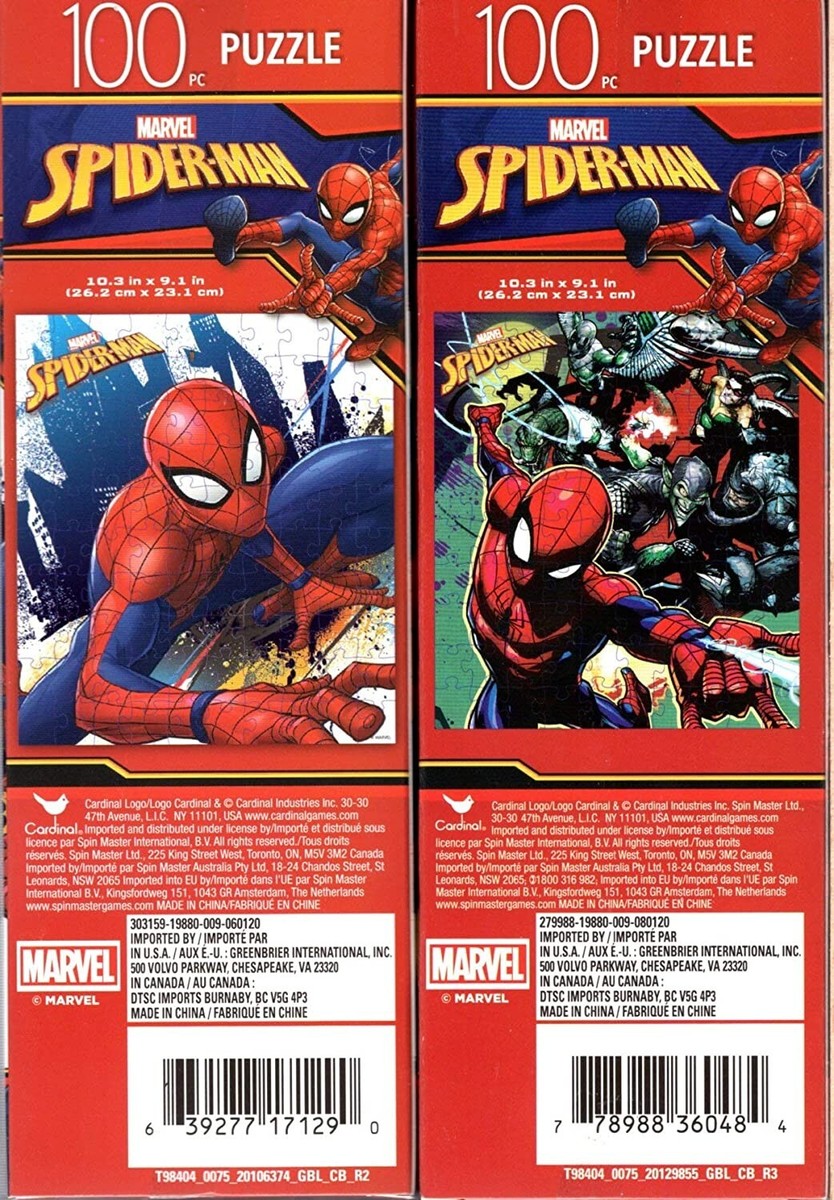Marvel Spider-man 100 PICE Jigsaw Puzzle * for sale online