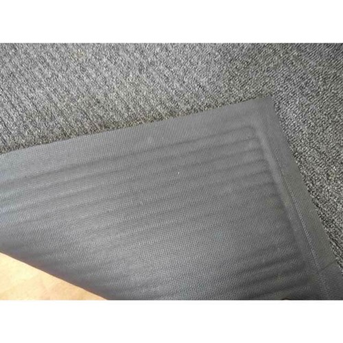 New Esteem Dura Doormat 120cm x 80cm Ribbed Rubber Back Door Mat - Picture 3 of 3