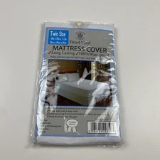 Sultan's Linens Mattress Cover Waterproof  Vinyl Twin Size 39in x 75in New