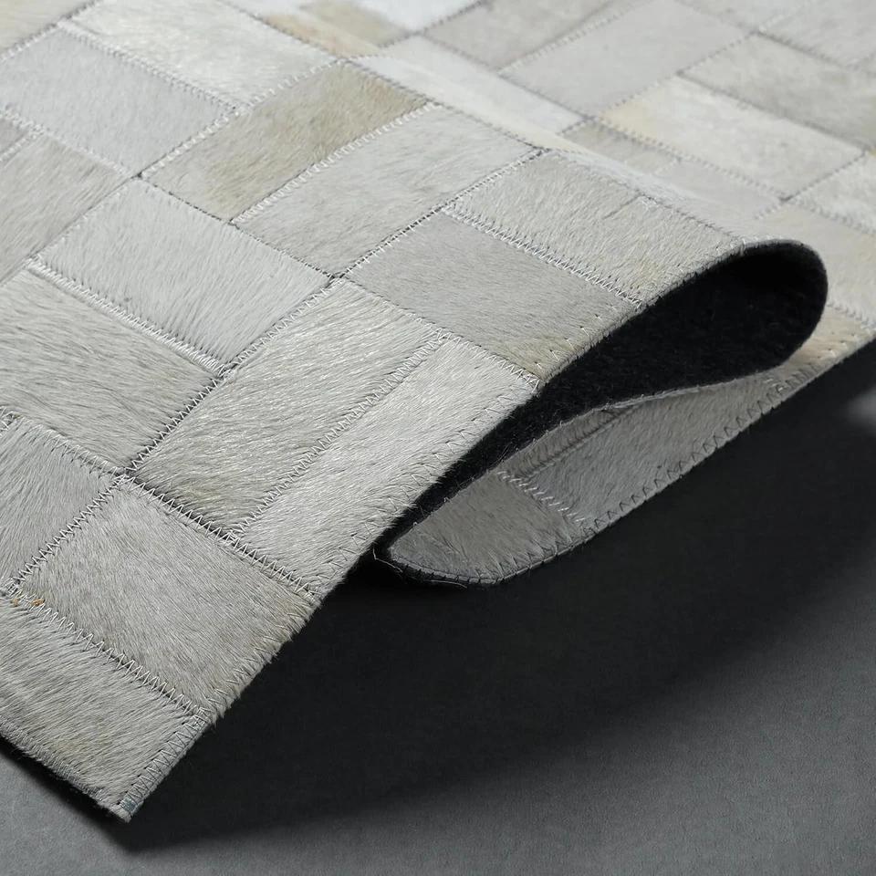 IFRAH 手工皮革小地毯高级 Leatger RUG 适用于现代家居装饰 — 第 2/4 张图片