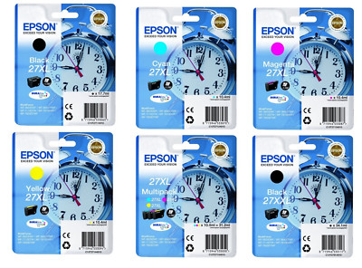 Original Epson 27XL Tinte Patrone Wecker WorkForce WF-3600 3620 3640 7110 7210
