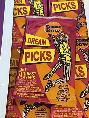 1991-92 FRONT ROW Basketball DREAM PICKS 🏀 PACK 10 Cards RC AUTOS? IMPORT OVP‼️ - Bild 1 von 4