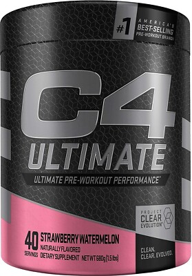 Cellucor C4 Extreme - ULTIMATE Pre-Workout - 40 Servings - Strawberry Watermelon
