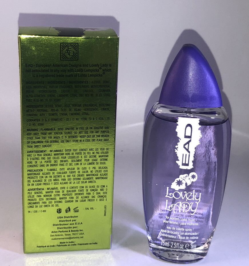 SHIP24HR-EAD Lovely Lady for Women Eau De Toilette Spray Perfume