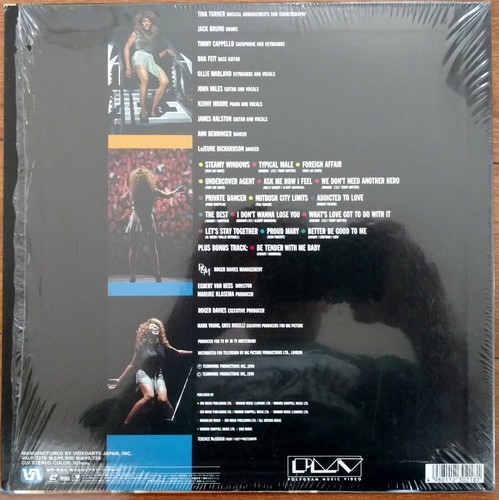 TINA TURNER Laserdisc Do You Want Some Action! Barcelona Concert JAPAN LD shrink - Picture 3 of 3