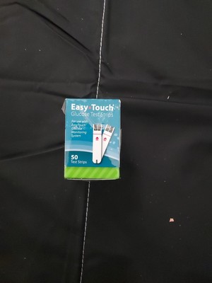 Easy Touch Blood Glucose Test Strips 1 Boxes 50 Ct.  EXP 10/17/2025   