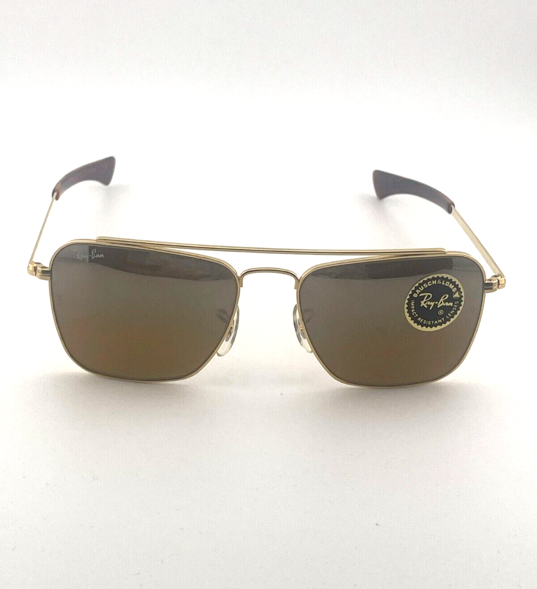 Ray Ban Caravan Echelon Pilot W1349 B&L B-15 Brown Top Gradient