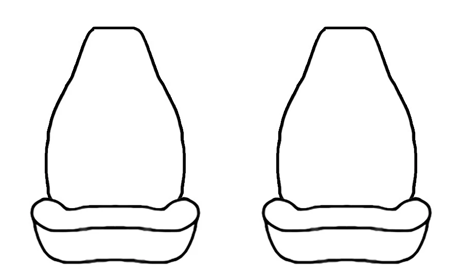CAPAS DE ASSENTO CAMUFLADAS CAVEIRA CEIFADOR DE NEOPRENE para 2 assentos balde traseiros altos - Imagem 3 de 3