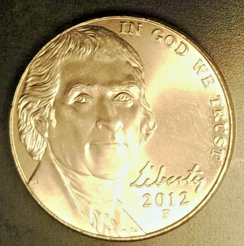 2012 P Jefferson Nickel CR-228