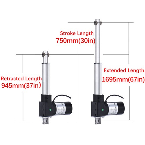 DC 12V Linear Actuator 8000N Linearantrieb 100MM 1000MM Elektrischer Linearmotor - Picture 30 of 33