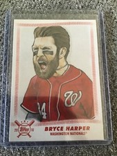 2018 Topps Big League - Star Caricatures Reproductions #SCR-BH Bryce Harper