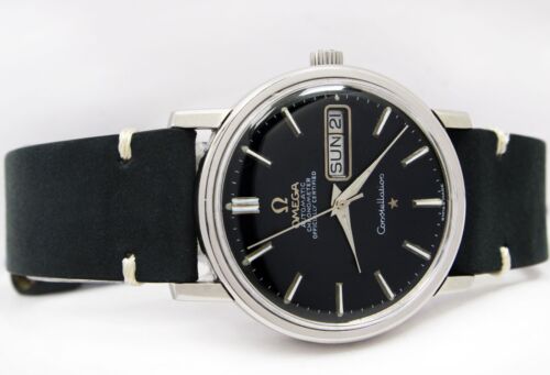 Vintage Omega Constellation Chronometer D/D Black Dial 35mm Serviced Watch 1968 - Picture 6 of 19