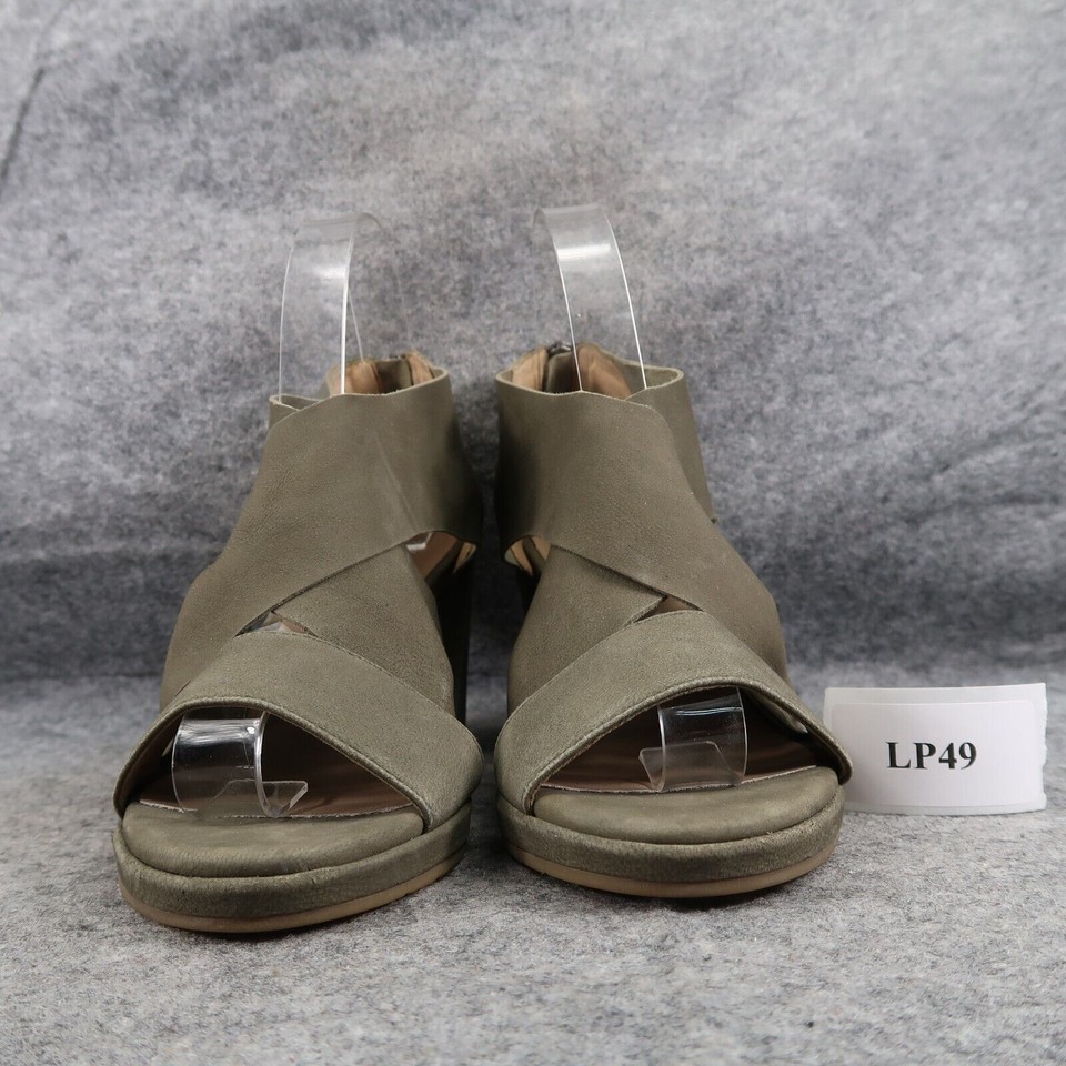 Eileen Fisher Shoes Womens 7.5 Sandal Block Heel Fashion Marla Leather