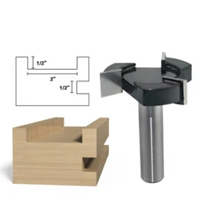 CNC Spoilboard Surfacing Router Bits 1/2 Inch Shank Carbide Tipped Cutting