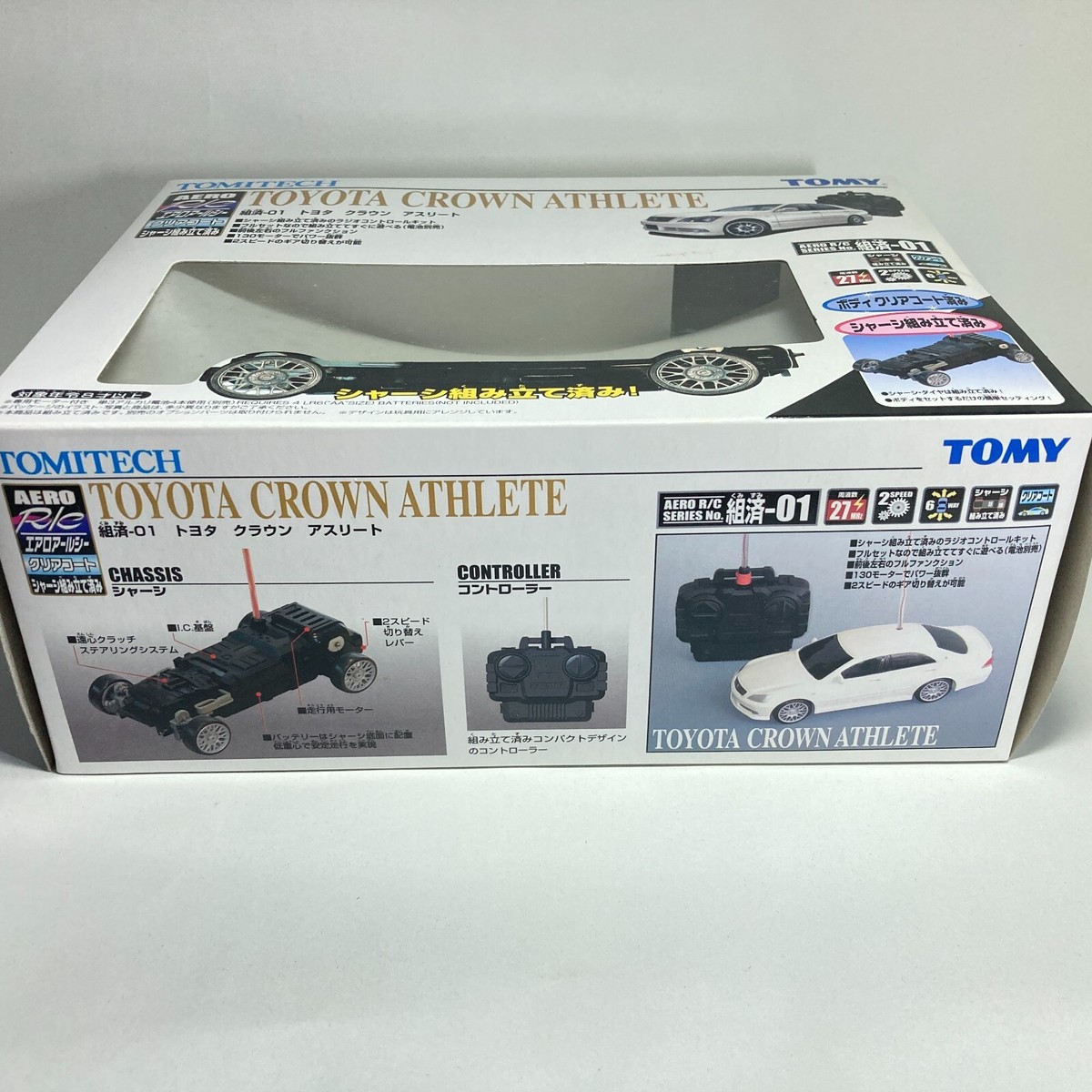 ホビーラジコン TOMYTEC TOYOTA CROWN ATHLETE 1/32 Tomitech Aero RC Toyota Crown Athlete Japan Exclusive R/C