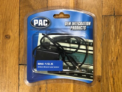 PAC PACIFIC ACCESSORY CORPORATION 3.5MM GROUND LOOP ISOLATOR SNI-1/3.5 NEW