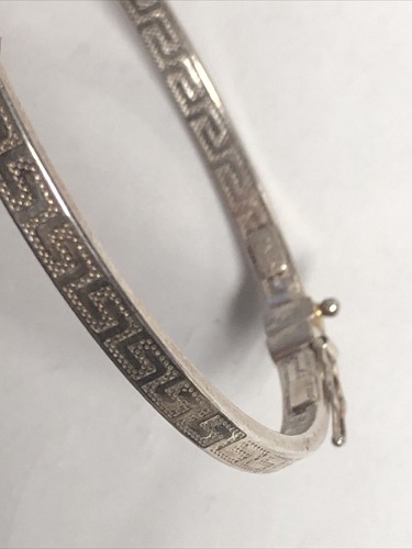 Vintage Roberto Magi Spring Hinged Bracelet Sterling Silver Italy 6 7/8 " Wrist - Picture 8 of 16