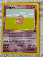 Pokémon. RARE . Basic.  1995, 1996, 1998. Slowpoke  55/62 .