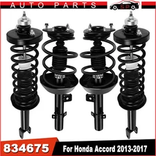 For 2013-2017 Honda Accord Front Complete Struts / Rear Gas Shocks Absorbers