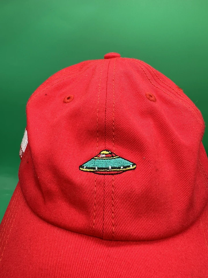 Billionaire Boys Club Rojo OVNI Alien nave Gorra Sombrero Ajustable Adulto Talla Única Rojo Foto 4 de 4