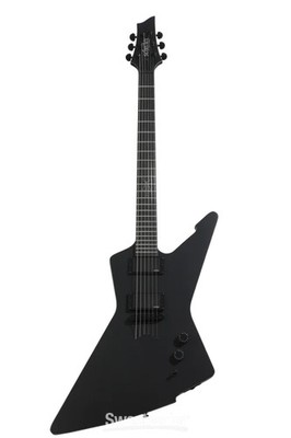 Schecter E-1 Sin Quirin Signature Electric Guitar - Satin Black